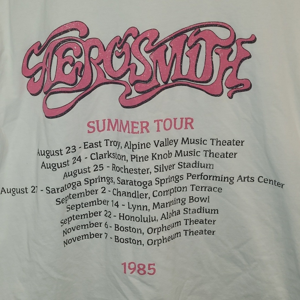 Aerosmith Summer Tour 1985 T-Shirt 2024 Rag Doll Merch Size LG - Picture 6 of 9